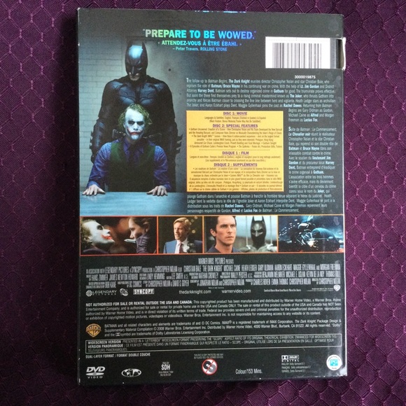 The Dark Knight 2 Disc Special Edition DVD Heath Ledger - Picture 3 of 8